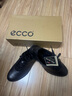 愛(ài)步（ECCO） 男鞋春夏款黑色透氣系帶戶(hù)外休閑運動(dòng)鞋 GTX防水 511614 01001-黑色 42 曬單實(shí)拍圖