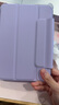 太空石適用iPad mini保護(hù)套2024新款8.3英寸mini7/6/保護(hù)殼第七代蘋果平板電腦磁吸輕薄帶搭扣亞克力防彎 【紫色】旋轉(zhuǎn)磁吸-底殼可拆-送鋼化膜 ipadmini7【2024款】 曬單實(shí)拍圖
