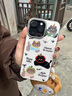 圣圖朗卡通潑墨貓咪狗狗適用蘋果16promax手機(jī)殼iPhone15可愛新款13大孔14個(gè)性小眾12亞克力11防摔保護(hù)套 大孔-潑墨貓咪（需要鏡頭膜聯(lián)系客服領(lǐng)?。?iPhone 14 Pro Max 曬單實(shí)拍圖