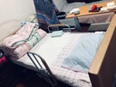 添康德國添康移動餐桌氣壓升降式過床桌護(hù)理床專用吃飯桌老人書桌 櫸木色 曬單實拍圖