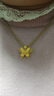 周大福金絲羽蝶大版黃金吊墜女金首飾(工費(fèi):520計(jì)價(jià))EOF1370七夕 足金 約4.70g 曬單實(shí)拍圖