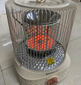 萬(wàn)寶鳥籠式取暖器小太陽(yáng)家用小型節(jié)能速熱電暖器桌下烤火爐烤火器 無(wú)極調(diào)溫【碳晶盤+奶油色】 曬單實(shí)拍圖