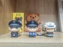 蜀黍家二代警察公仔鑰匙扣卡通鑰匙扣毛絨公仔書包掛件警官小熊掛飾禮品 二代公仔鑰匙扣-六哥 曬單實拍圖