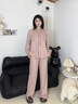 夢(mèng)米諾睡衣女春秋季純棉長(cháng)袖家居服甜美淑女士寬松大碼可外穿孕婦套裝 JD20252【100%棉】 M 碼/身高155-161 體重80-105 曬單實(shí)拍圖