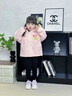 G.DUCKKIDS童裝女童外套春秋季新款兒童服裝時尚小女孩春裝風衣洋氣夾克衫 粉色 90 (建議身高80-90 1歲-2歲) 曬單實拍圖