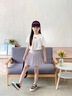愛(ài)邁尼 AMENCL女童半身裙運(yùn)動(dòng)速干裙子夏季防走光網(wǎng)球裙兒童百褶裙夏裝冰絲短裙 4452灰色 140 cm 曬單實(shí)拍圖