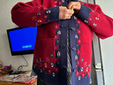 俞兆林中老年女裝秋冬2025年新款老年人衣服奶奶裝針織70歲媽媽外套 藏青色 XL 建議116-125斤 曬單實(shí)拍圖