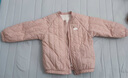 OAK FAMILY寶寶加厚棉服兒童冬保暖百搭外套嬰兒百搭拉鏈夾棉開(kāi)衫棒球服 淺粉 100 cm 曬單實(shí)拍圖