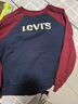 Levi's李維斯兒童套裝男女童套裝秋季新款套頭衛衣長(cháng)褲2件套衣服 深靛藍 130 /64 【建議身高116-122cm】 曬單實(shí)拍圖