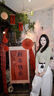 紫涵（ZIHAN）紫涵高腰白色直筒闊腿褲女2025年春季新款簡約時尚100%純棉休閑褲 白色 M 曬單實拍圖