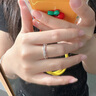 YaoYiZun枝芽純銀戒指女送女朋友禮物輕奢小眾設(shè)計(jì)高級(jí)感食指生日禮物 S925純銀戒指【開口可調(diào)節(jié)】 曬單實(shí)拍圖