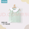優(yōu)奇嬰兒夾棉馬甲春秋外穿寶寶背心秋冬季小月齡洋氣坎肩純棉a類 曬單實拍圖