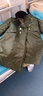 三零一三際華軍大衣棉大衣男過(guò)膝冬季加厚長(cháng)款保安大衣黃大衣防寒服勞保棉襖 軍綠色大衣（加厚款） 曬單實(shí)拍圖