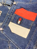 TOMMY JEANS【闊腿背帶褲】女裝美式復(fù)古潮流拼色寬松牛仔背帶褲18208 牛仔藍(lán)1A5 XS 曬單實(shí)拍圖