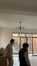 奧美嘉法式中古風(fēng)創(chuàng)意魔豆客廳吊燈復(fù)古侘寂風(fēng)高級感大廳主燈臥室餐廳燈 砂鎳色-8頭90cm-三色光 曬單實拍圖