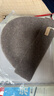 玖慕（JIUMU）100%小山羊絨保暖毛線(xiàn)帽秋冬季針織帽冷帽冬帽戶(hù)外護耳防寒帽子女 曬單實(shí)拍圖