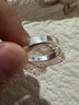 圣雅羅雙喜999純銀對戒男女情侶戒指一對結(jié)婚紀念日生日禮物送女朋友 曬單實拍圖