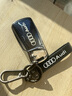 紳創(chuàng  )新款奧迪a6l鑰匙套q5l a4l a3 a7高檔q3 q2l a5時(shí)尚全包車(chē)鑰匙扣 D款【漸變黑】繩款 曬單實(shí)拍圖