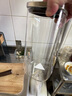 憶壺茶 茶葉罐儲物罐不銹鋼蓋密封罐 透明加厚玻璃醒茶罐干玻璃罐子 T09L- 1500ml 曬單實(shí)拍圖