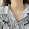 范嘉倫（VanCalen）項(xiàng)鏈女生S999銀銀杏葉輕奢高級(jí)小眾設(shè)計(jì)感鎖骨鏈送閨蜜禮物頸鏈 銀杏葉項(xiàng)鏈-S999足銀【發(fā)順豐】 曬單實(shí)拍圖