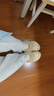 卡駱馳（CROCS）貝雅暖絨克駱格洞洞鞋|206633 冬日白-11S 39(240mm)  曬單實(shí)拍圖