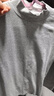 無(wú)印良品（MUJI）女式 起毛羅紋編織半高領(lǐng)長(cháng)袖T恤 上衣打底衫女款內搭春秋女裝 淺灰色 4A L （165/88A） 曬單實(shí)拍圖
