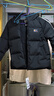 喬丹男童羽絨服兒童冬季白鴨絨加厚外套全碼段童裝 黑色 140CM 曬單實拍圖