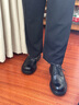 愛步（ECCO）德比鞋男鞋 25年夏季商務正裝皮鞋 都市首爾522334 黑色52233401001 44 曬單實拍圖