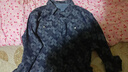 老者（LAOZHE）牛仔外套男士春秋季大碼寬松2024新款長袖胖子牛仔衣夾克加肥加大 藍(lán)色 4XL(建議225-250斤) 曬單實拍圖