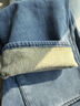 300斤胖妹加肥加大碼女裝200特大碼牛仔褲女秋冬加絨胖mm顯瘦彈力哈倫老爹褲240胖子白色褲子胖人 藍色 加絨 4XL（建議170-200斤左右） 曬單實(shí)拍圖