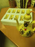 九樓閣 景德鎮(zhèn)青花高溫陶瓷仿古白酒酒壺酒杯酒具套裝高腳杯酒具1壺10杯可定制酒壺一斤 黃釉帝王龍 泡沫安全包裝+托盤 曬單實(shí)拍圖