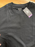 ABLE JEANS男士夏季新款TEE運動(dòng)街頭干爽汗布寬松短袖男t恤打底衫內搭上衣 黑色 M 曬單實(shí)拍圖