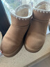 百麗（Belle）小麻花戶(hù)外雪地靴女商場(chǎng)款保暖御寒短靴D1U1DDD4預售 棕色 39 (245mm) 曬單實(shí)拍圖