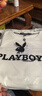 花花公子（PLAYBOY）衛衣男春秋季長(cháng)袖T恤男士外套休閑男裝寬松上衣服 白色 2XL 曬單實(shí)拍圖