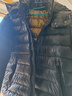 高梵黑金鵝絨服小黑金3.0羽絨服男士輕薄蓄熱秋冬外套 黑色 XL  曬單實(shí)拍圖