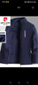 皮爾卡丹（pierre cardin）搖粒絨外套男秋冬季保暖內(nèi)膽加絨加厚棉服爸爸冬裝中老年男裝棉衣 藏青【加絨加厚】 4XL 150-165斤左右 曬單實拍圖