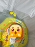 LT DUCK小黃鴨嬰兒充氣脖圈寶寶游泳圈新生兒戲水幼兒頸圈0-1周歲 外太空奶油黃 適合0-12個(gè)月 曬單實(shí)拍圖