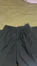 MO&Co.秋寬松闊腿長直筒拖地褲西褲休閑褲MBD3PATT03摩安珂 黑色 M 165 曬單實拍圖