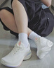 安踏（ANTA）女鞋葉子5丨運(yùn)動(dòng)鞋2025秋季新款增高跑步鞋女士跳繩鞋休閑鞋子女 象牙白 38 曬單實(shí)拍圖