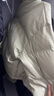 森馬（Semir）羽絨服女短款立領(lǐng)小個子優(yōu)雅溫柔2024冬寬松仿皮外套107824113005 曬單實拍圖