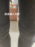 麥雪人羊羔絨休閑褲女2025新款秋冬顯瘦褲女加絨加厚外穿棉褲緊身保暖褲 加絨款【灰色+灰色]兩件裝 XL 碼-建議-110-130斤 曬單實(shí)拍圖