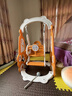 蒂米妮秋千室內嬰兒兒童吊椅家庭寶寶搖籃搖椅玩具吊籃小孩家用蕩秋千 汽車(chē)橫梁款秋千卡其+音樂(lè )(腳踏板 曬單實(shí)拍圖
