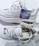 斯凱奇（Skechers）女鞋透氣墊跑步鞋減震休閑緩震UNO皮面運(yùn)動(dòng)蝴蝶鞋 OFWT乳白 37 曬單實(shí)拍圖
