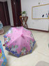 森卡龍兒童雨傘男女童幼兒園小孩寶寶小學(xué)生上學(xué)專用自動卡通遮陽太陽傘 8骨彩虹獨角獸（帶防水套） 曬單實拍圖