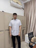 訊印衣襯衫定制白襯衫短袖商務(wù)免燙職業(yè)工裝正裝工作服襯衣訂做繡logo字 抗皺耐磨襯衫訂制 M /39 曬單實拍圖