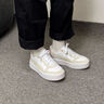 彪馬（PUMA）【厚底鞋】女子經(jīng)典復(fù)古網(wǎng)球風(fēng)增高休閑板鞋SKYE 397076 沙礫灰-黑色-06 40 曬單實(shí)拍圖