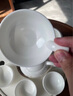 祥業(yè)羊脂玉功夫茶具整套裝高檔白瓷茶壺陶瓷茶盤(pán)喬遷中秋節送禮伴手禮 云初茶壺9件套(聽(tīng)窗)+蘇然茶盤(pán) 曬單實(shí)拍圖