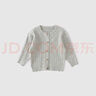 巴厘小豬【反季清倉】兒童毛線衣春秋寶寶針織衫女童衣服外套嬰兒毛衣開衫 淺銀灰 90 曬單實拍圖