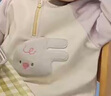 迷你巴拉【凈電絨絨衣】男女童寶寶溫暖抗靜電搖粒絨萌趣衛(wèi)衣長褲 曬單實拍圖