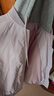CHIC VEN 2025冬季新款連帽假兩件棉服女BF風加厚情侶棒球服外套女chicven 粉色 L 曬單實拍圖